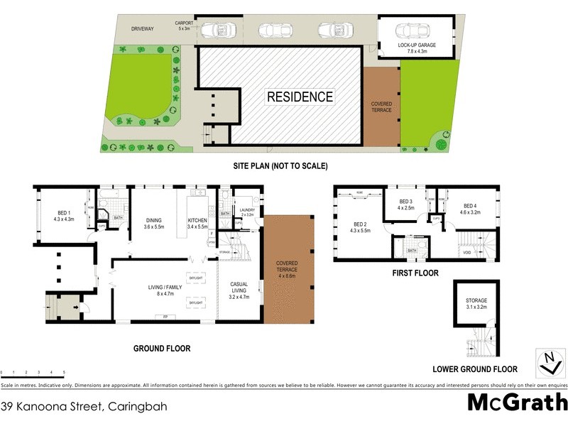 39 Kanoona Street, Caringbah NSW 2229 Floorplan
