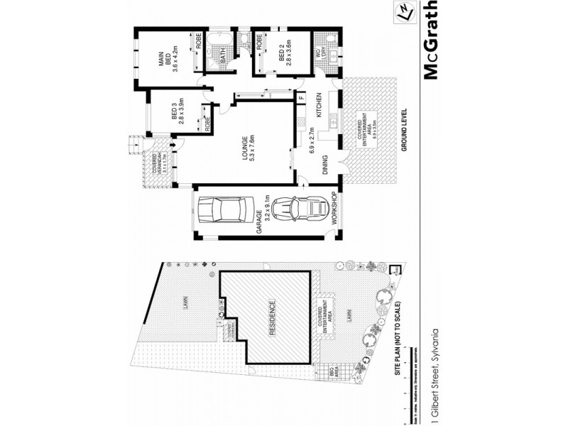 1 Gilbert Street, Sylvania NSW 2224 Floorplan