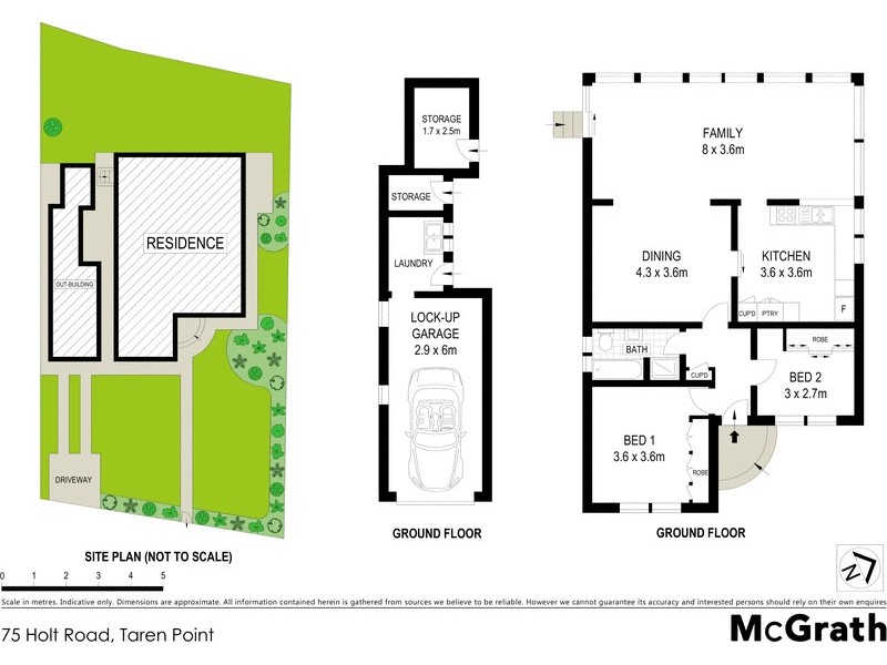 75 Holt Road, Taren Point NSW 2229 Floorplan