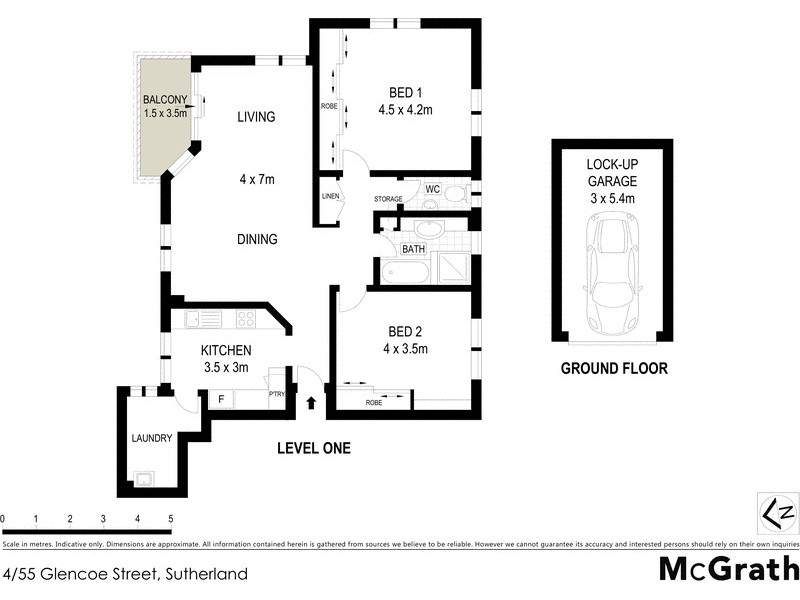 4/55 Glencoe Street, Sutherland NSW 2232 Floorplan