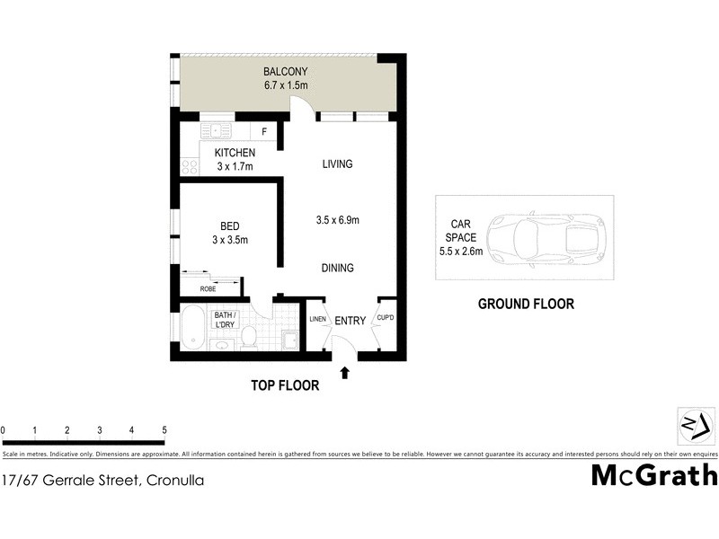 17/67 Gerrale Street, Cronulla NSW 2230 Floorplan