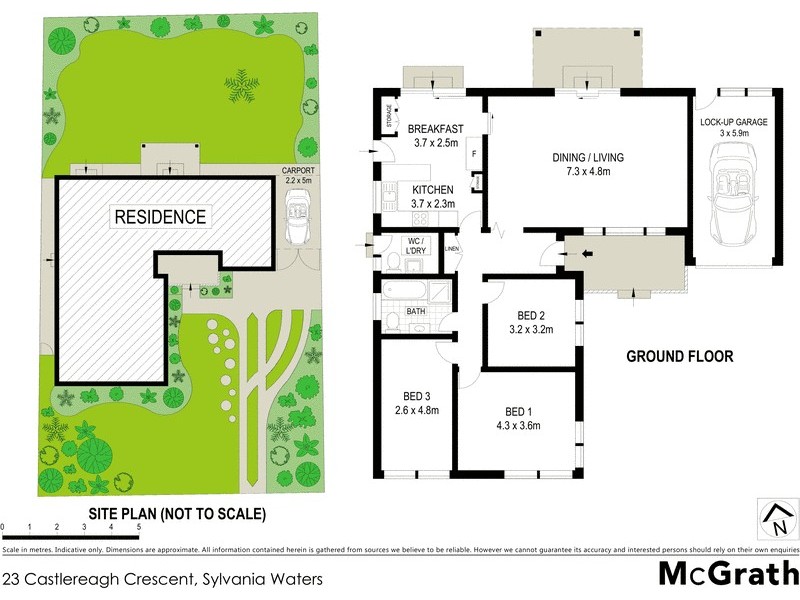 23 Castlereagh Crescent, Sylvania Waters NSW 2224 Floorplan