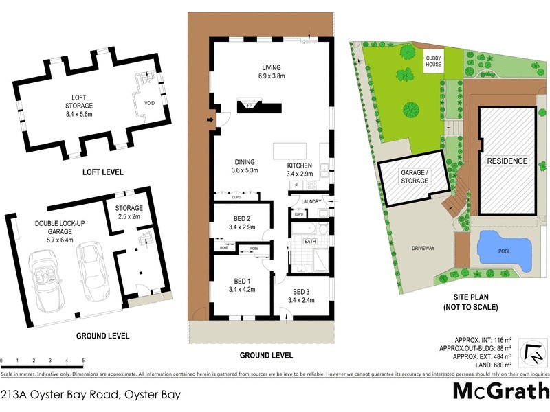 213A Oyster Bay Road, Oyster Bay NSW 2225 Floorplan