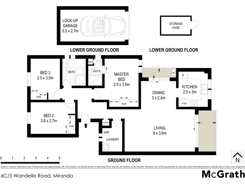6C/5 Wandella Road, Miranda NSW 2228 Floorplan