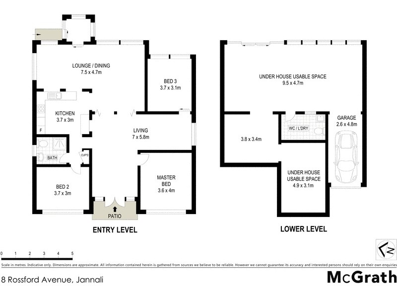 8 Rossford Avenue, Jannali NSW 2226 Floorplan