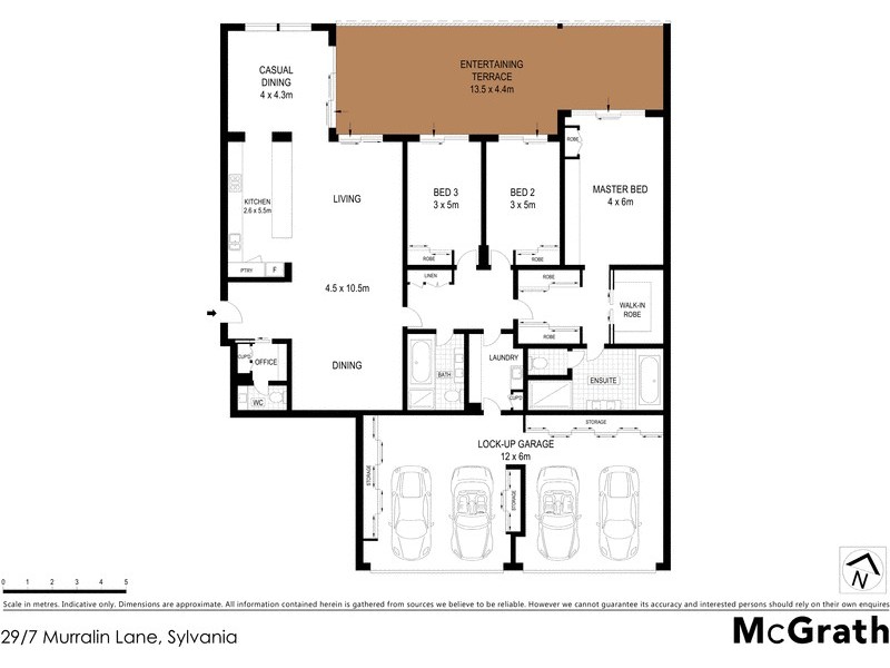 29/7 Murralin Lane, Sylvania NSW 2224 Floorplan
