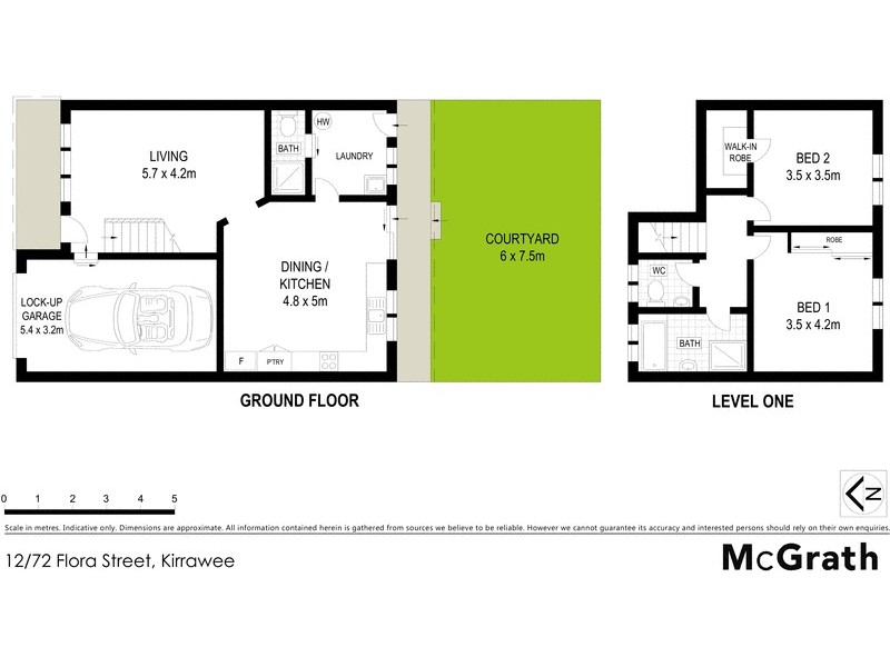 12/72 Flora Street, Kirrawee NSW 2232 Floorplan