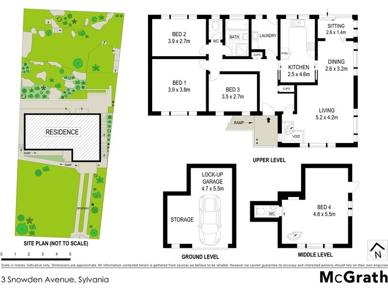 3 Snowden Avenue, Sylvania NSW 2224 Floorplan