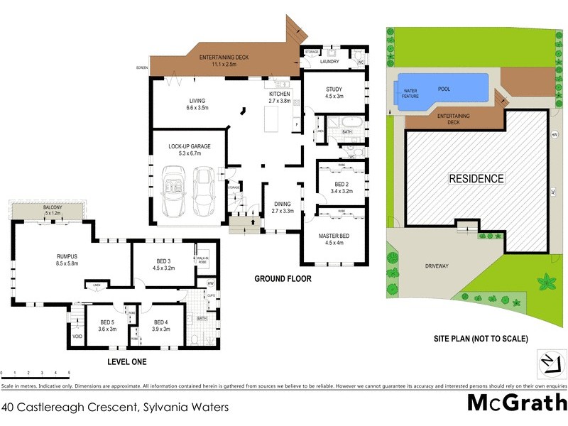40 Castlereagh Crescent, Sylvania Waters NSW 2224 Floorplan