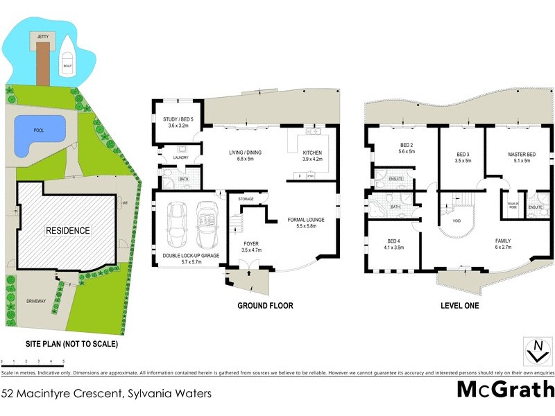 52 Macintyre Crescent, Sylvania Waters NSW 2224 Floorplan
