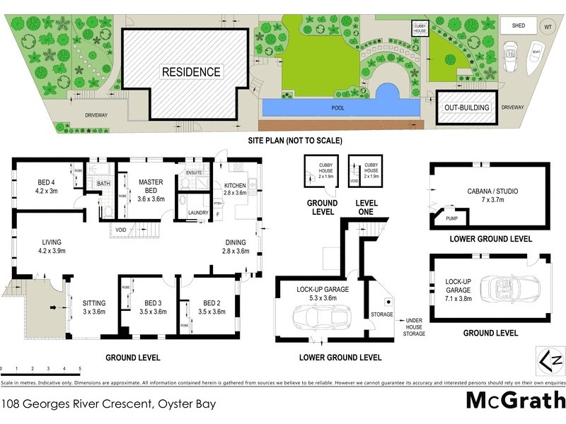 108 Georges River Crescent, Oyster Bay NSW 2225 Floorplan