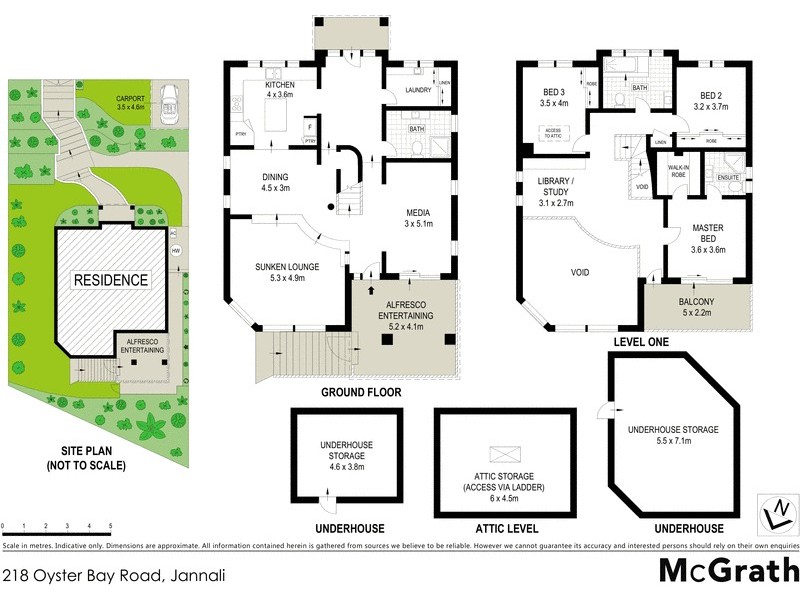 218 Oyster Bay Road, Jannali NSW 2226 Floorplan