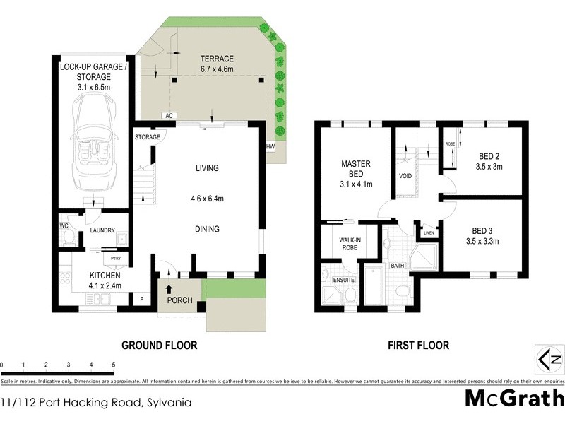 11/112 Port Hacking Road, Sylvania NSW 2224 Floorplan