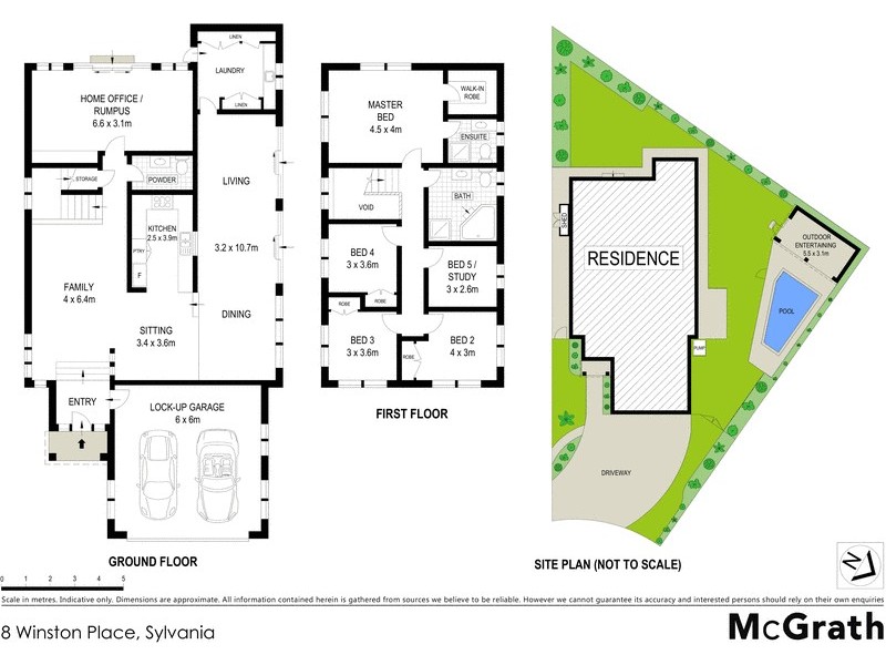 8 Winston Place, Sylvania NSW 2224 Floorplan