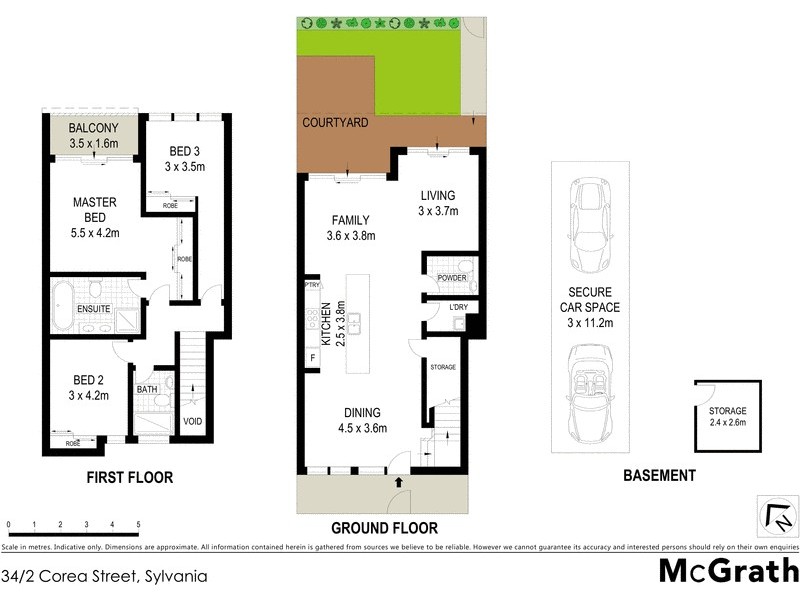 34/2 Corea Street, Sylvania NSW 2224 Floorplan