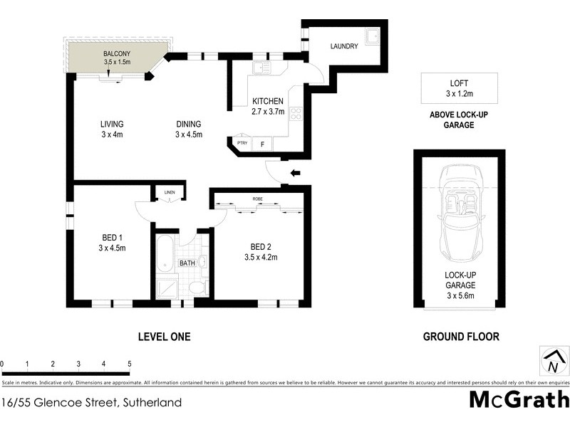 16/55 Glencoe Street, Sutherland NSW 2232 Floorplan