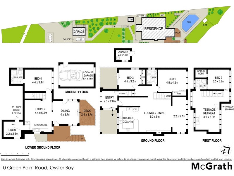10 Green Point Road, Oyster Bay NSW 2225 Floorplan