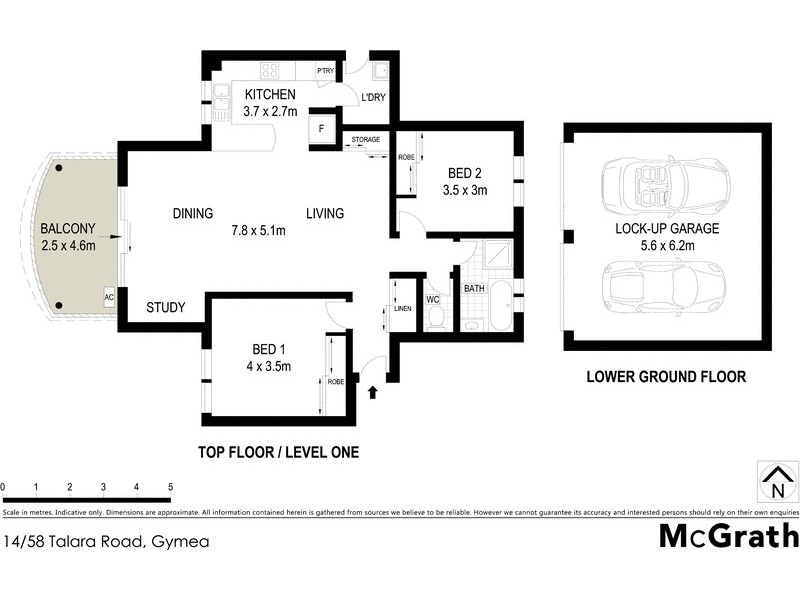 14/58 Talara Road, Gymea NSW 2227 Floorplan