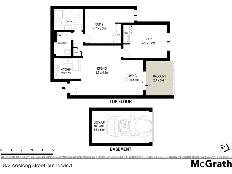 18/2 Adelong Street, Sutherland NSW 2232 Floorplan