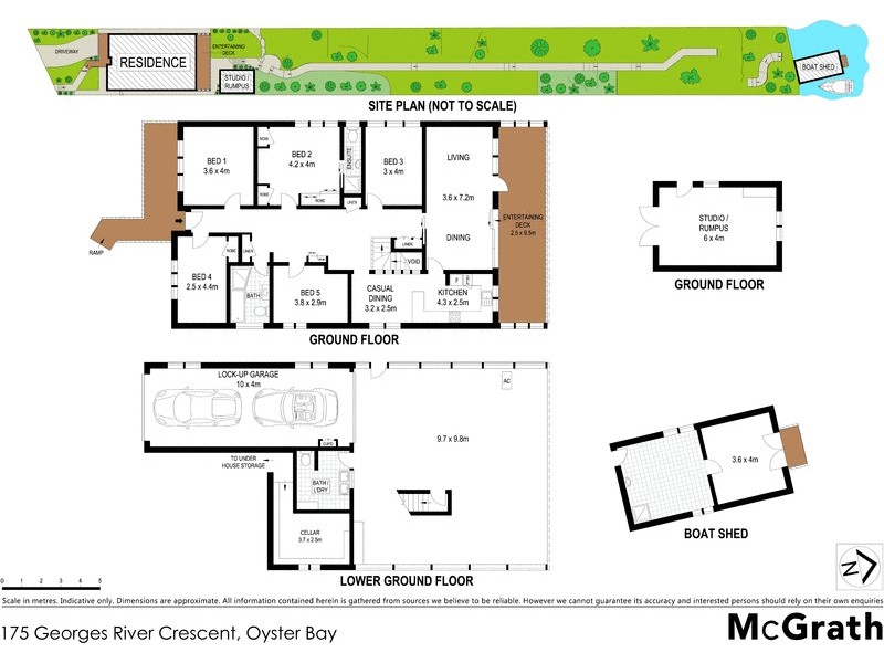 175 Georges River Crescent, Oyster Bay NSW 2225 Floorplan