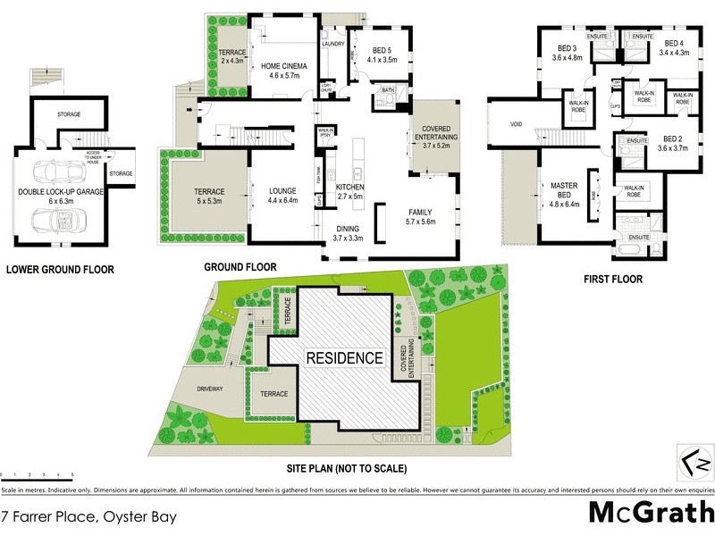 7 Farrer Place, Oyster Bay NSW 2225 Floorplan