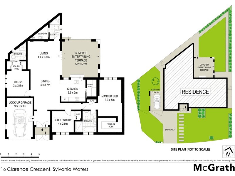 16 Clarence Crescent, Sylvania Waters NSW 2224 Floorplan