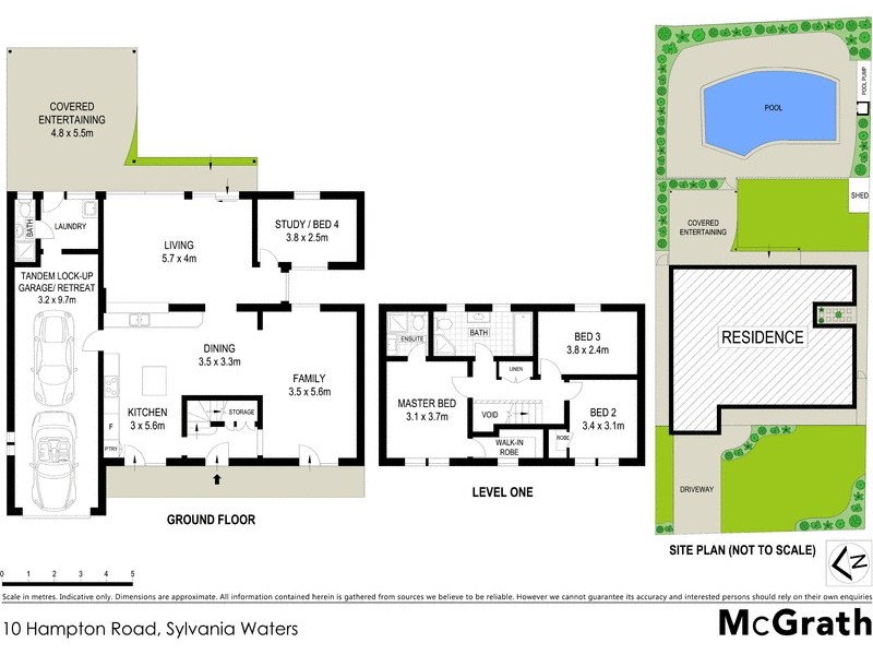 10 Hampton Road, Sylvania Waters NSW 2224 Floorplan