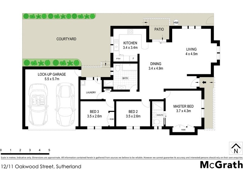 12/11 Oakwood Street, Sutherland NSW 2232 Floorplan
