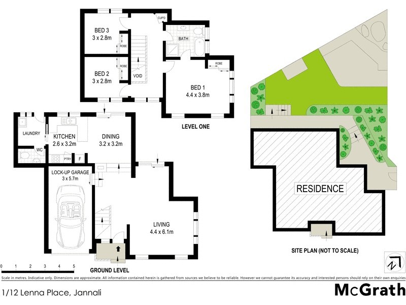 1/12 Lenna Place, Jannali NSW 2226 Floorplan