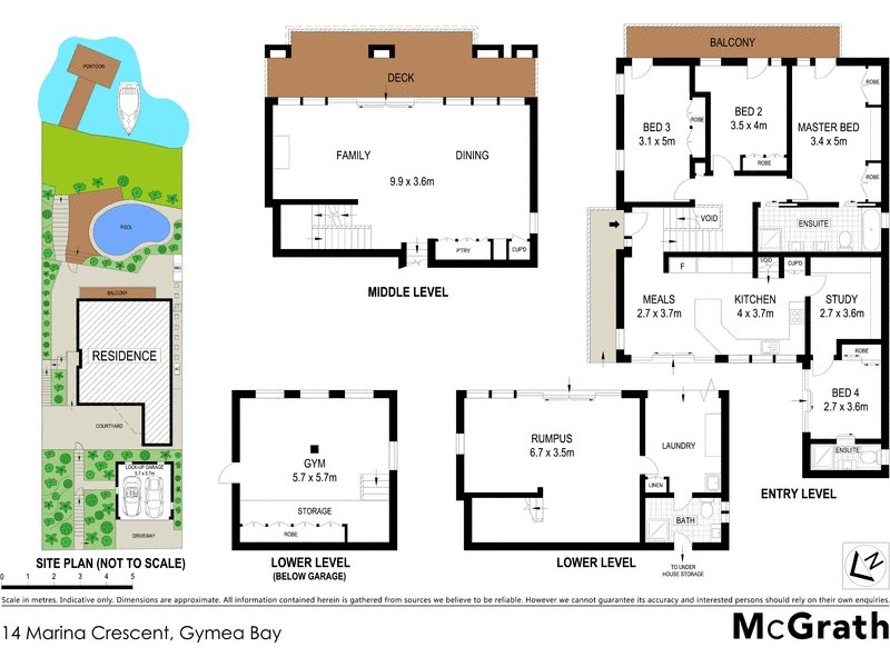14 Marina Crescent, Gymea Bay NSW 2227 Floorplan