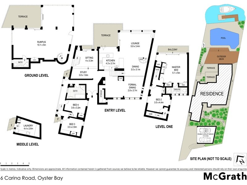 6 Carina Road, Oyster Bay NSW 2225 Floorplan