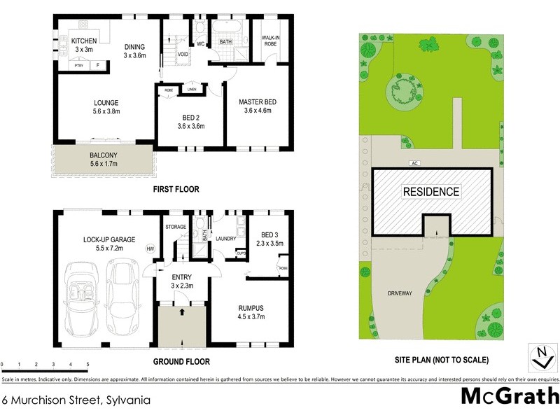 6 Murchison Street, Sylvania NSW 2224 Floorplan