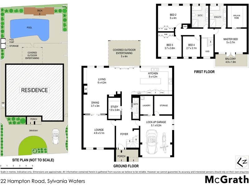 22 Hampton Road, Sylvania Waters NSW 2224 Floorplan
