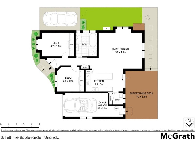 3/168 The Boulevarde, Miranda NSW 2228 Floorplan