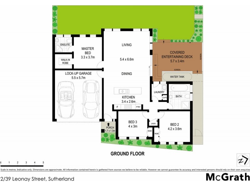 2/39 Leonay Street, Sutherland NSW 2232 Floorplan
