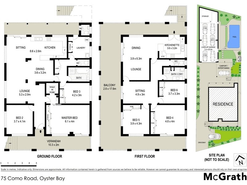 75 Como Road, Oyster Bay NSW 2225 Floorplan