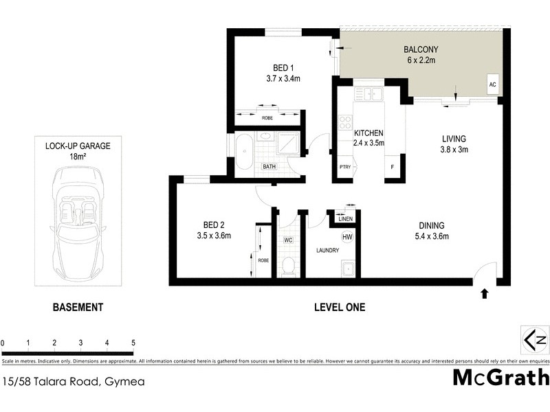 15/58 Talara Road, Gymea NSW 2227 Floorplan