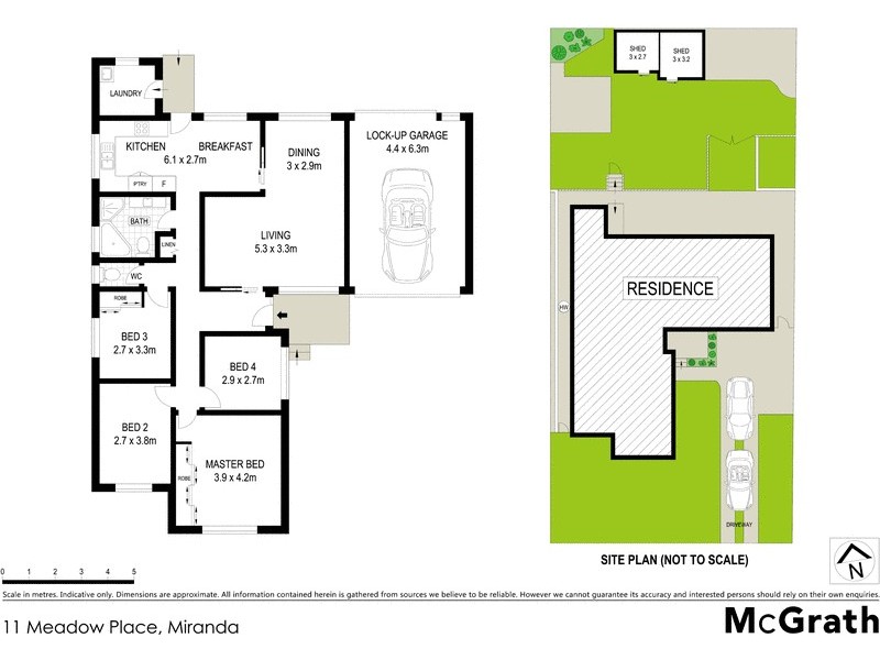 11 Meadow Place, Miranda NSW 2228 Floorplan