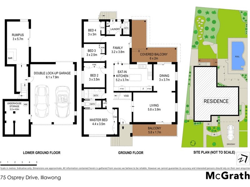75 Osprey Drive, Illawong NSW 2234 Floorplan