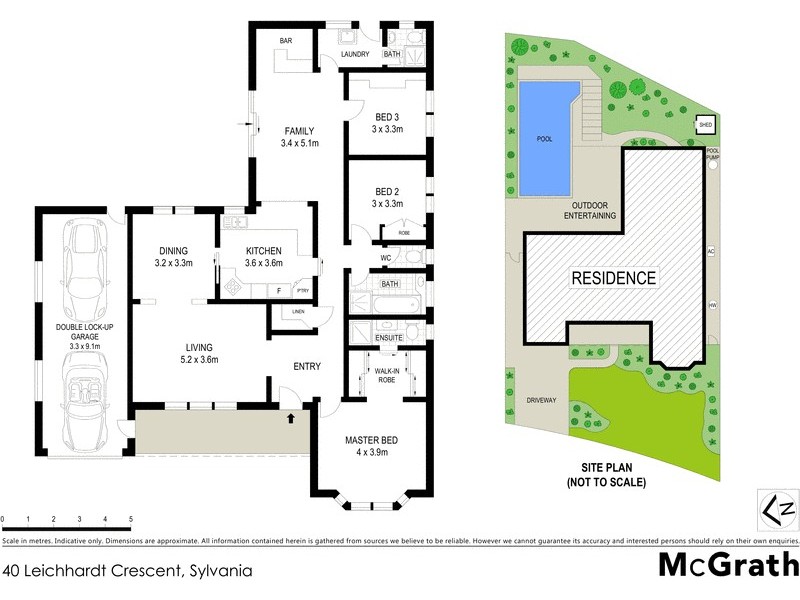 40 Leichhardt Crescent, Sylvania NSW 2224 Floorplan