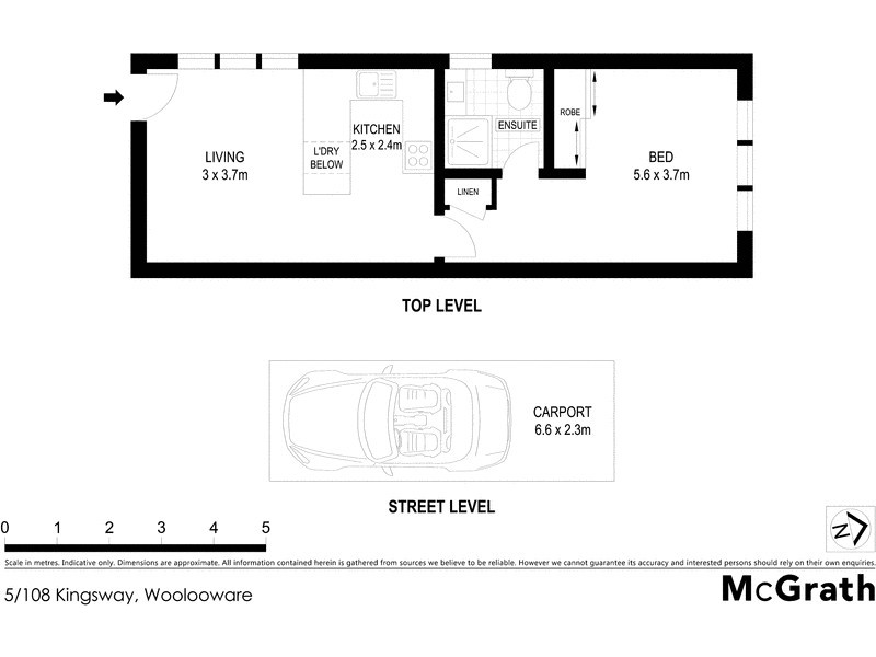 5/108 Kingsway, Woolooware NSW 2230 Floorplan