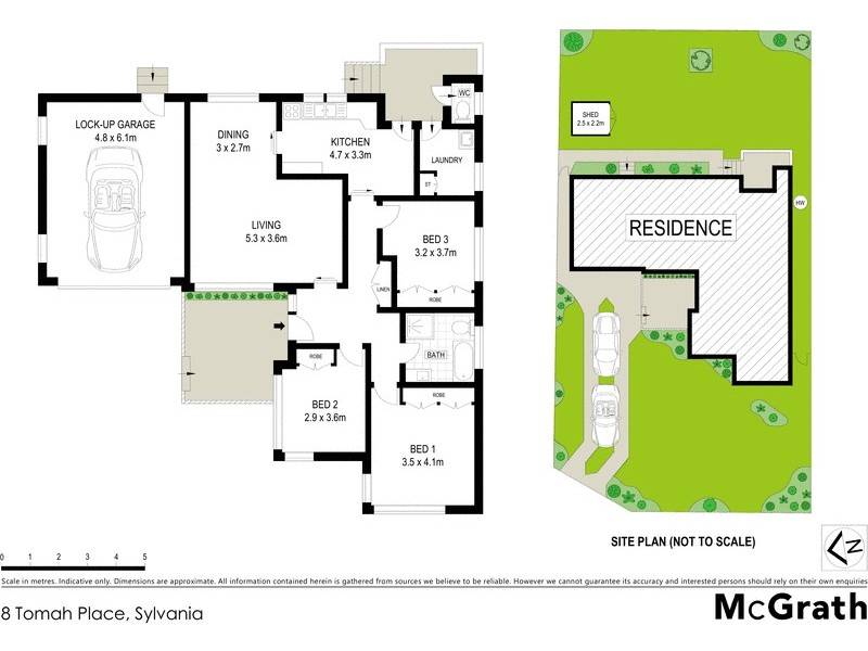 8 Tomah Place, Sylvania NSW 2224 Floorplan