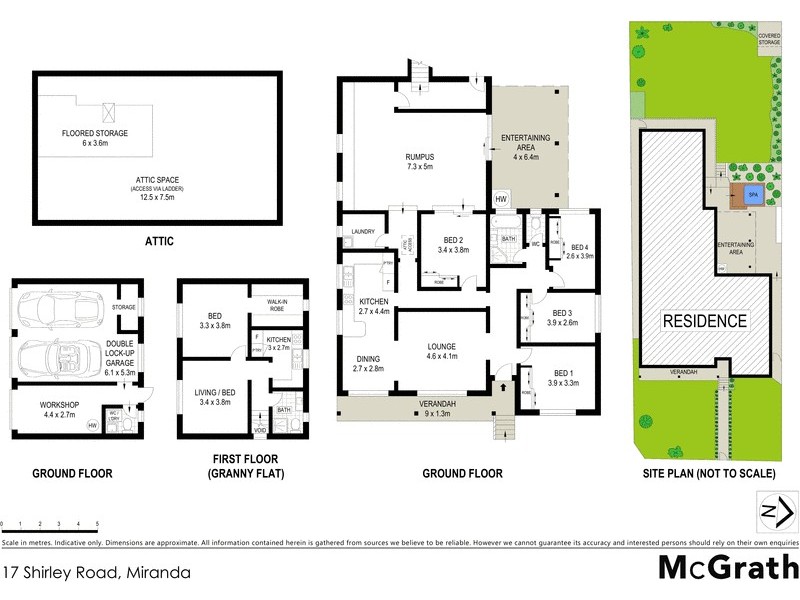 17 Shirley Road, Miranda NSW 2228 Floorplan