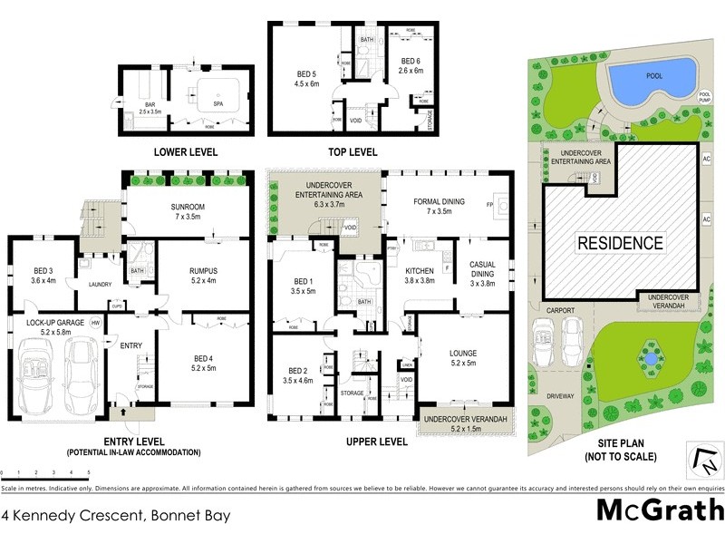 4 Kennedy Crescent, Bonnet Bay NSW 2226 Floorplan