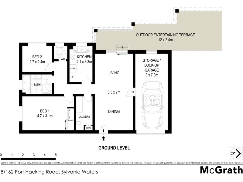 8/162 Port Hacking Road, Sylvania Waters NSW 2224 Floorplan