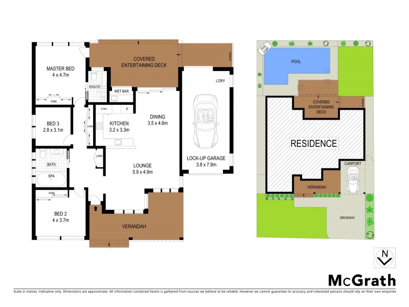 8 Cordeaux Crescent, Sylvania Waters NSW 2224 Floorplan
