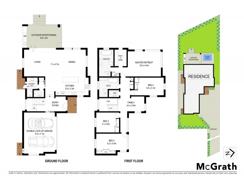 5 and 5A Young Street, Sylvania NSW 2224 Floorplan