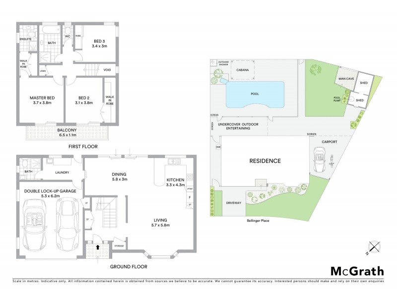 19 Bellinger Place, Sylvania Waters NSW 2224 Floorplan
