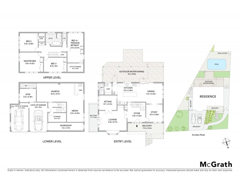10 Korokan Road, Lilli Pilli NSW 2229 Floorplan