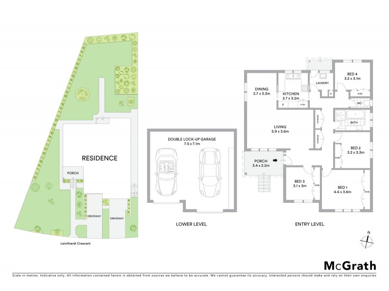 9 Leichhardt Crescent, Sylvania NSW 2224 Floorplan